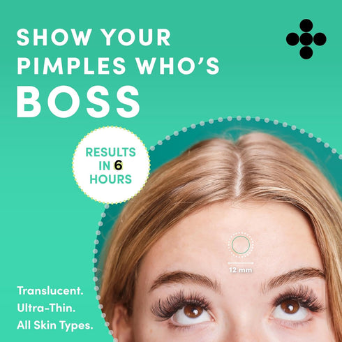 Dots for Spots Pimple Patches for Face - Pack of 60 Hydrocolloid Blemish Patch - Invisible Zit Stickers Treatment for Face and Body - Mighty, Fast-Acting, Vegan & Cruelty Free Korean Skin Care