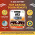 Key Battery Outlet A23 12V Garage Door Opener Battery - Single Alkaline - High-Stability Garage Door Opener Power