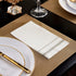 Zebang 200 Pack 3-Ply (15.7" 13") Disposable Paper Napkins, Soft and Absorbent Paper Hand Towels, Silver Trim Lined
