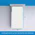 RMS Ultra Soft 4-Layer Washable Incontinence Bed Pad - Waterproof, 34"X72"