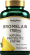 Piping Rock Bromelain Supplement | 120 Capsules | 1700 mg Pineapple Enzyme | Non-GMO, Gluten Free