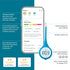 Kinsa QuickCare Smart Digital Thermometer, Medical Termometro FDA Cleared