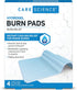 Care Science Hydrogel Sterile Burn Dressing Bandage Pads for Burn Relief, 4 ct | Instant Cooling Relief for Minor Burns
