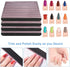 Nail Files Bulk (100 Pack), Professional Double Sided Emery Board 100/180 Grit for Natural and Acrylic Nails