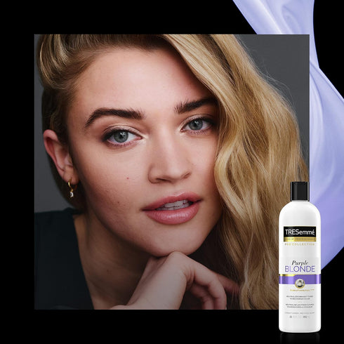 TRESemmé Pro Collection Purple Blonde Conditioner 20 oz for Brilliant Color, Blonde and Silver Hair