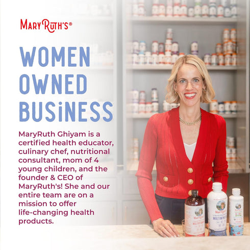 MaryRuth Organics Prenatal & Postnatal Multivitamin for Women | Vegan, Non-GMO, Gluten Free, 30 Servings, Sugar Free