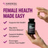 Saw Palmetto for Women + 5000 mcg Biotin Supplement, DHT Blocker for Hair Health, Month Supply Vegan Women's Vitamins