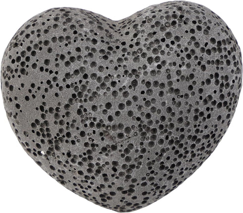 Set, 1.7 inch, Pack 5 SUNYIK Lava Rock Gemstone Puffy Heart, Natural Pocket Stone Figurine Decoration Aromatherapy