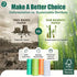 Set 6 |150 Eco Soul Bamboo Paper Towel Of Rolls Sheets Per Roll | Ultra Absorbent, Eco-Friendly, Sustainable, Food Safe