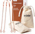 Arista Copper Tongue Scraper Kit, 2 Pack, Pure Copper Tongue Cleaner for Adults & Kids, Ayurvedic Metal Scraper