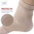 CRS Cross Achilles Heel Gel Sleeves - 1 Pair of Premium Padded Compression Gel Sleeve Socks for Protection