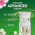 Pack 4 Count 4 AIR WICK Plug In Scented Oil Air Freshener Refill - Oil Refills Morning Lily & White Flowers ct.