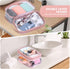 Large Clear Travel Pouch, TSA Approved Reusable Organizer with Zipper, Makeup Case, Pink