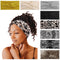 Tobeffect 8 Pack Turban Headbands for Women, Non Slip Leopard Print Boho Accessories, Elastic Hair Band