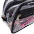SHANY Clear Makeup Toiletry Pouch with Zippered Compartment – Water-Resistant Travel Organizer Bag