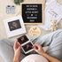 Set Pregnancy Announcement, Baby Announcement Ideas Include Felt Letter Board, Baby Onesie, Booties, Photo Frame