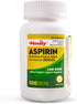Timely Low Dose Aspirin 81mg, 500 Tablets, Pain Reliever for Minor Aches and Pains, Fever Reducer - Made in USA