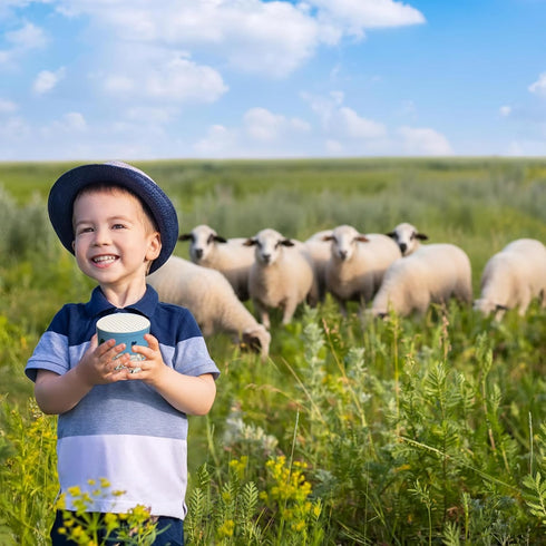 Vaulted Skulls & Co Can Noise Maker | Sound Toy | Sound Makers | Noise Maker Can | Farm Animal Noise Makers (White