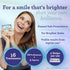GuruNanda Teeth Whitening Strips, 16 Day Treatments, Enamel-Safe for Sensitive Teeth, Non-Slip Dry Strip Technology