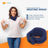 SunnyBay Microwave Heating Pad - Microwavable Heated Neck and Shoulder Wrap, Hands-Free Hot or Cool Pack, Navy