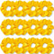 IVARYSS Yellow Scrunchies, Premium Velvet Soft Hair Scrunchy, Solid Colors Thick Elastic Bands, 12 Pack Hair