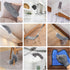 Duster with Extension Pole for Cleaning Ceiling Fans, High Ceilings, and Low Places, Gray
