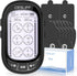 Dual Channel TENS EMS Unit, Rechargeable Electric Pulse Massager for Pain Relief, 24 Modes, 36 Levels Intensity