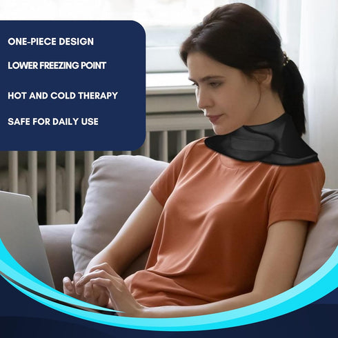 Gel Ice Pack Wrap for Neck Pain Relief