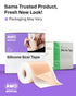 AWD Silicone Scar Sheets for Surgical Scars, Medical Grade Silicone Scar Tape for C Section, 1.6" x 120" Roll