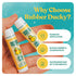 Rubber Ducky Lip Sunscreen SPF 44, Kids Vegan Lip Balm with Vitamin E, UV Protection, Water Resistant, Untinted Vanilla