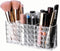 KNC 3 Compartment Acrylic Cosmetic Brushes Storage, Makeup Brush Holder Organizer for Bathroom Vanity and More