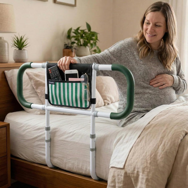 TerseFit Adjustable Bed Rails for Seniors; Adults Bed Assist Rail for Elderly; Bed