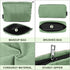 MAGEFY Makeup Bag, 2 PCS Corduroy Makeup Bag for Purse, Cute Travel Cosmetic Pouch for Women and Essentials