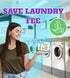 Skywin Travel Laundry Detergent, 10 ml, 32 Pack, Effective Travel Detergent Packets for Sink Washing.