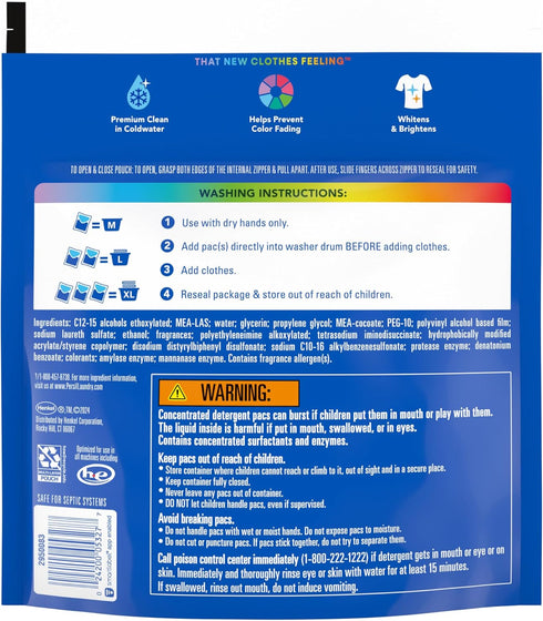 Persil Ultra Pacs Original Everyday Clean Laundry Detergent, 16 Count