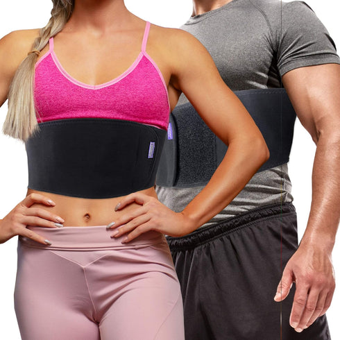 Everyday Medical Broken Rib Brace for Men and Women - Bamboo Charcoal Compression Support for Cracked & Fractured Ribs
