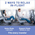 Hammock BASIC CONCEPTS Airplane Foot for Plane Travel Essentials - Airplane Travel Essentials, Long Flight Foot Rest