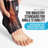 Z ATHLETICS Ankle Brace for Women & Men - Lace Up Adjustable Support with Side Stabilizers for Sprained Ankle, Achilles