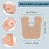 Suptizizkz 36 Pieces U Shaped Felt Pads Horseshoe Metatarsal Pads Callus Forefoot Foot Pads Pain Relief Foot Cushion