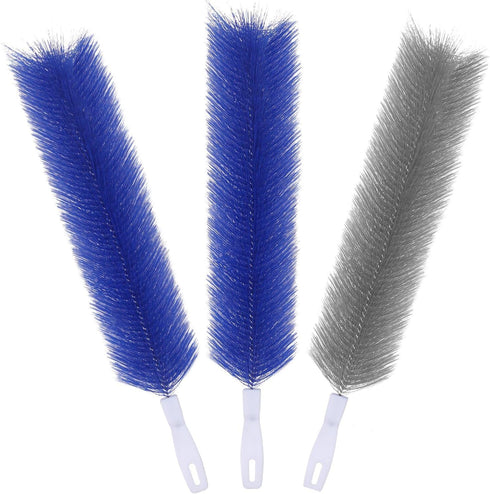 3 Pcs Fan Cleaning Brush, Bendable Cobweb Duster with Microfiber Head, Washable for Ceiling Fans and Vents