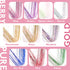 WENNALIFE Hair Tinsel Clip In for Girls, 6pcs 24 Inch Colorful Glitter Tinsel Hair Extensions