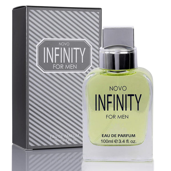 Novo Infinity for Men - 3.4 Fluid Ounce Eau De Parfum Spray - Citrusy & Floral Notes