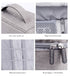 Rownyeon Waterproof Makeup Train Cases, Portable Cosmetic Organizer with Adjustable Dividers for Makeup Brushes,