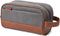 Vorspack Travel Toiletry Bag - Canvas Toiletry Bag for Men, Water Resistant Dopp Kit for Bathroom Accessories, Grey