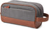 Vorspack Travel Toiletry Bag - Canvas Toiletry Bag for Men, Water Resistant Dopp Kit for Bathroom Accessories, Grey