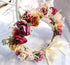 Vivivalue Pink Rose Flower Crown Boho Headband, Floral Halo for Wedding Party Festival Photos