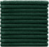 Dan River 100% Cotton Bar Mop Cleaning Kitchen Towels | Highly Absorbent, Quick Dry, Pack of 12, 16x19, Hunter Green