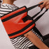 Transfer Belt with PU Handle for Patient Lift Sling, Elderly Safety Lifting Aids, Home Bed Assist (Orange)