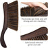 VMVN Hand Broom Brush, Soft Bristle Cleaning Brush for Counter Dusting, Wooden Handle Bed Brush for Furniture