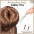 Teenitor Hair Bun Maker, Light Brown Hair Donuts for Kids Girls, Ballet Bun Maker, 4 Sizes
